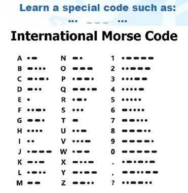 MORSE CODE